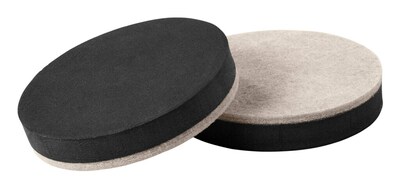 Scotch Furniture Sliders, Black/Beige, 16/Pack (SP674-NA)