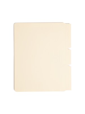 Smead Self-Adhesive Filing Dividers, Letter Size, Manila, 100/Box (68021)