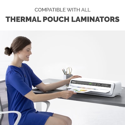 Fellowes Thermal Laminating Pouches, Letter Size, 3 Mil, 300/Pack (5247101)