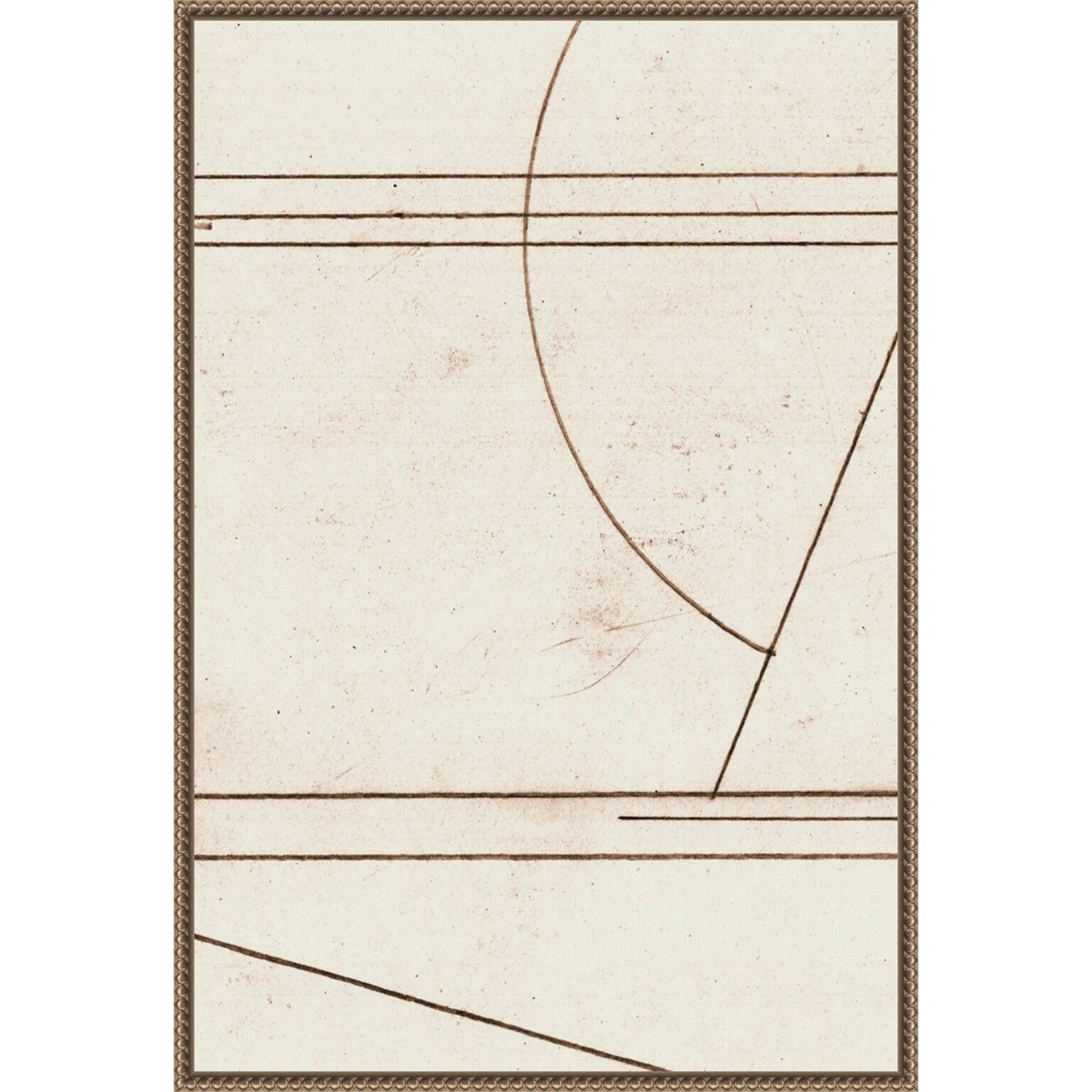 Amanti Art Minmod No1 by Dan Hobday Framed Canvas Wall Art Print, 23 x 33 (A42678302846)