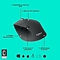 Logitech M720 Triathlon Wireless Bluetooth Multi-Device Mouse, Black (910-004790)