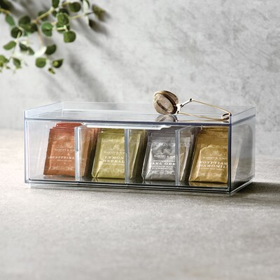 iDESIGN Tea Drawers, Clear, 2/Set (27946M2)