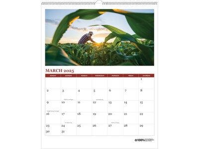 2025 House of Doolittle Farm Life 11" x 14" Monthly Wall Calendar (316-25)