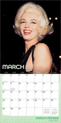 2026 Plato Marilyn Monroe 12" x 12" Monthly Wall Calendar (9798330701391)