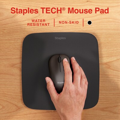 Staples Easy Desktop Set, Keyboard, Mouse, Mouse Pad, Laptop Stand, ProGel Pens & Sticky Notes (ST63681)