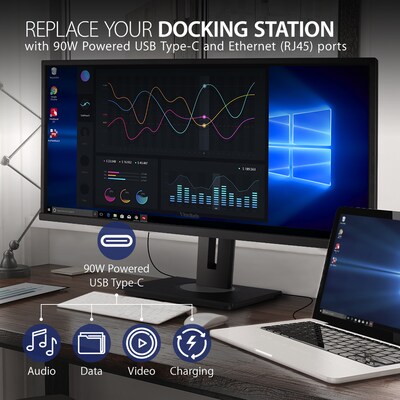 ViewSonic UltraWide WQHD 34" 60 Hz LCD Monitor, Black (VG3456)