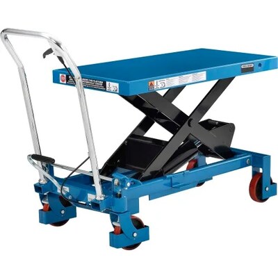 Global Industrial Mobile Heavy Duty Scissor Lift Table, 40 x 20 Platform, 2200 Lb. Capacity (988933)