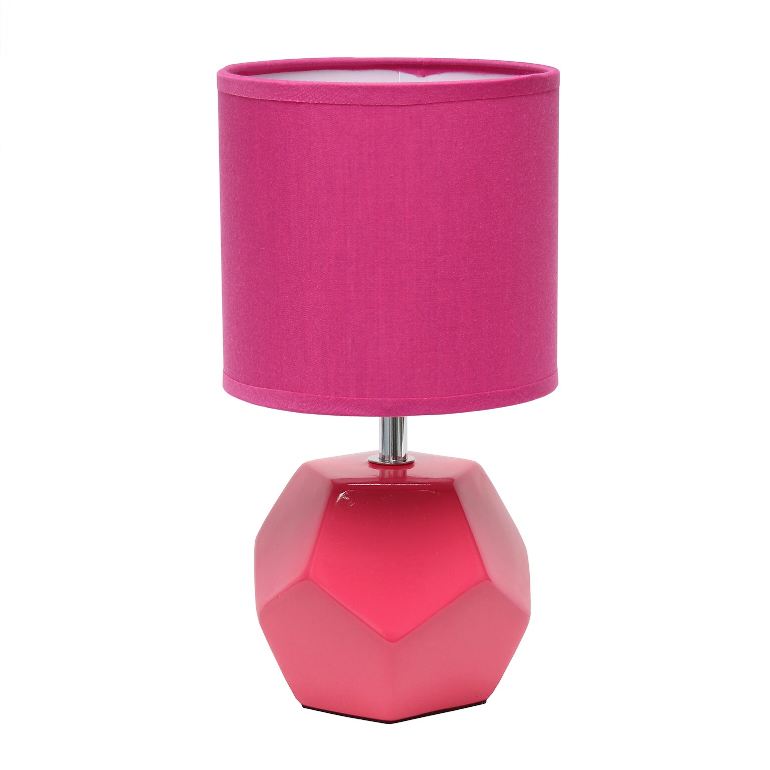 Creekwood Home Geometric 10.24 LED Table Lamp, Pink (CWT-1016-PN)