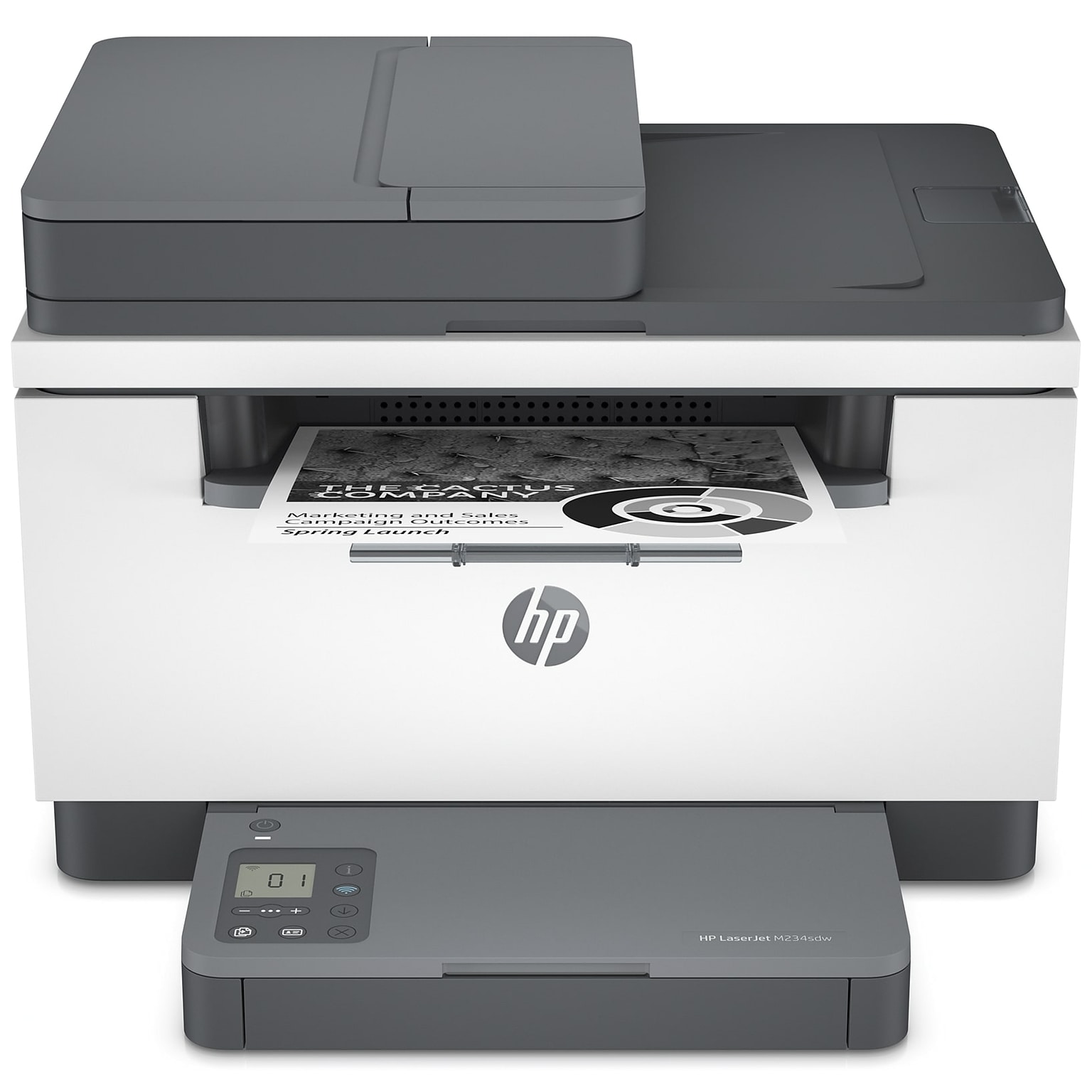 HP LaserJet M234sdw Wireless Black & White Laser Printer, All-In-One, Print, Scan, Copy, Best for Home Office (6GX01F)