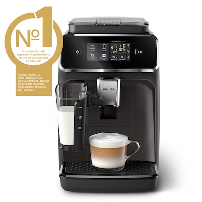 Philips 2300 Automatic Espresso Machine, Black (EP233010)