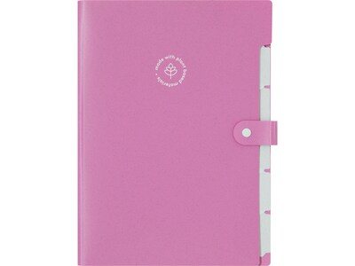 U Brands U-Eco Poly Expandable Folders, 6-Pocket, Letter Size, Assorted Colors, 3/Pack (6592U01-12)