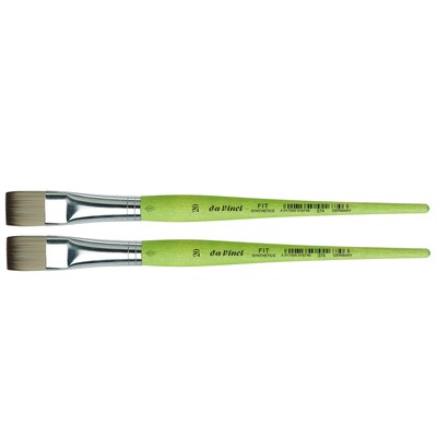 da Vinci FIT Synthetics Acrylic & Tempera Student Flat Brush, 2 /Pack (DVXVA37420-2)