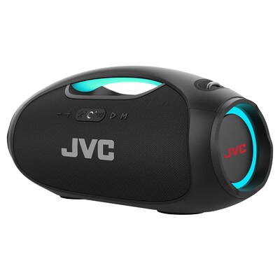 JVC True Wireless Portable Bluetooth Speaker, Waterproof, Black (SP-PA15BT)