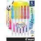 Pilot FriXion Colors Erasable Marker Pens, Bold Point, Assorted Ink, 6/Pack (44154)