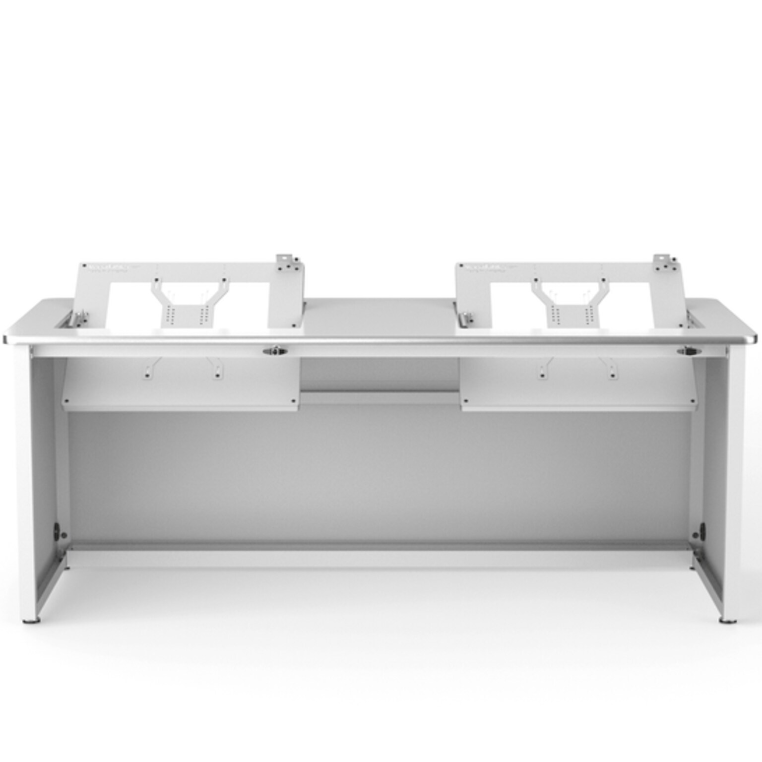 VersaDesk Enclosed Revolution 72W Computer Desk, White (RSD7230-WW)