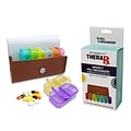 Extreme Fit Weekly Pill Organizer, Two Slots Per Day (TX-REDPB)