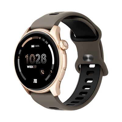 Cubitt AURA Smartwatch, 36.32mm, Aluminum Case, Mocha Brown Sport Band (CT-AURA9)