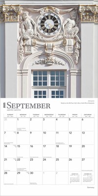 2025 BrownTrout Germany 12" x 12" Monthly Wall Calendar (9781975478056)