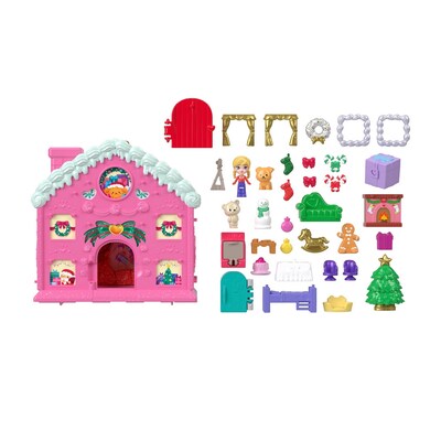 Mattel Polly Pocket Advent Calendar, Multicolored (JMP32)