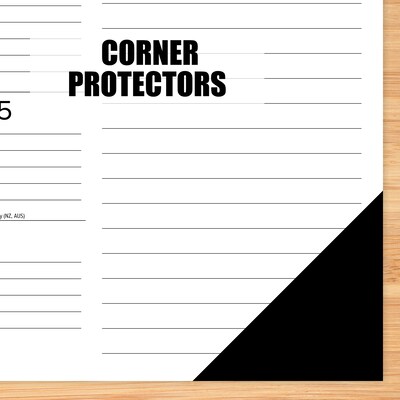 2026 Willow Creek 22" x 17" Monthly Desk Pad Calendar, Black/White (57216)
