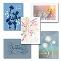 Sympathy Greeting Card Assortment Pack, 7 7/8 x 5 5/8 , 25 Cards with Envelopes
