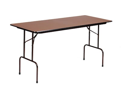 Correll Folding Table, 36x24 , Walnut (CF2436TFTH-01)