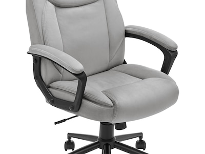 Click365 Transform 1.0 Ergonomic Fabric Swivel Desk Chair, Gray (CCHR10001C)
