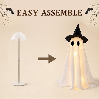 Set of 2 Light-Up Ghosts