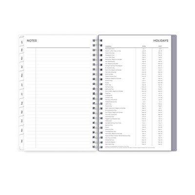 2026 Blue Sky Ru Du Flore 5" x 8"  Weekly & Monthly Planner, Plastic Cover, Multicolored (101603-26)