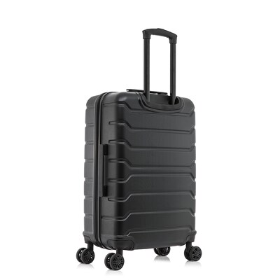 InUSA Trend 2-Piece Hardside Spinner Luggage Set, TSA Checkpoint Friendly, Black (IUTRE0SM-BLK)