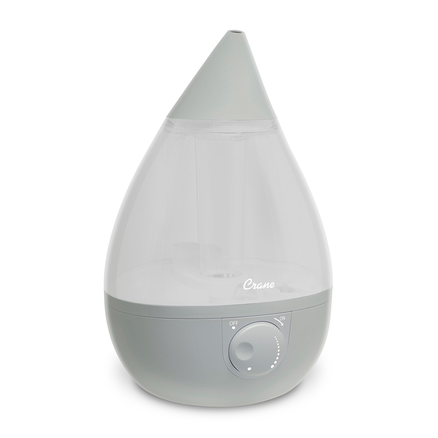 Crane Drop Ultrasonic Cool Mist Humidifier Grey (EE-5301GR)