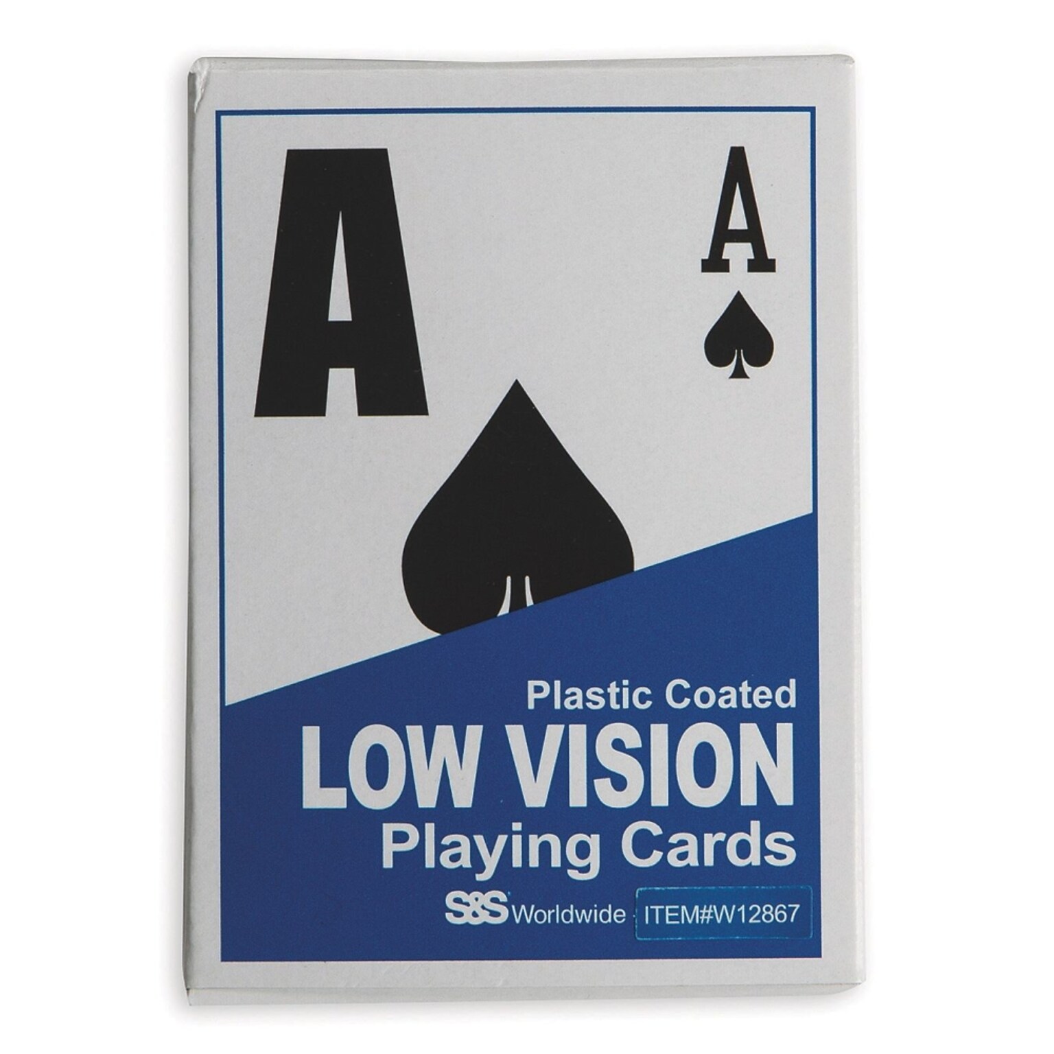 S&S Low Vision Playing Cards (W12867)
