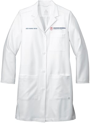 WINK WOMENS LONG LAB COAT