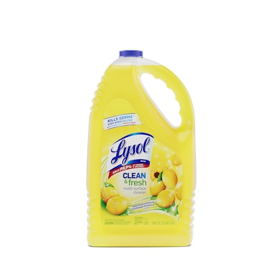 Lysol Clean & Fresh Multi-Surface Cleaner, Sparkling Lemon & Sunflower Scent, 144 Oz. (3624177617X)