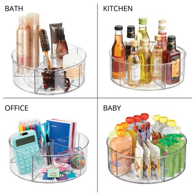 iDesign Plastic Organizer, Clear (27931M2)