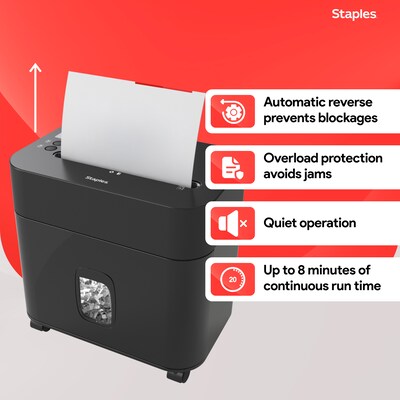 Staples 12-Sheet Micro-Cut Multi-Media Shredder (ST62152)