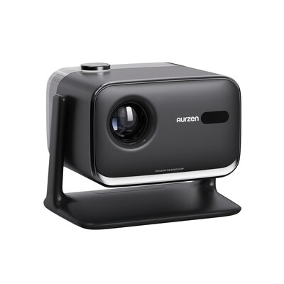 Aurzen Boom Mini Smart Projector with Google TV, Black (Boom Mini-BL)
