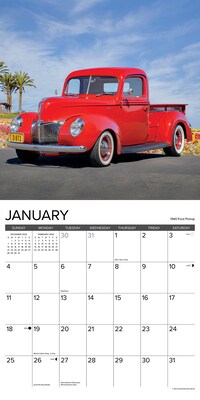 2026 Willow Creek Classic Cars & Trucks 12" x 12" Monthly Wall Calendar (50736)