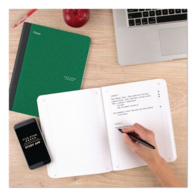 Five Star Composition Notebook, 9.75" x 7.5", College Ruled, 80 Sheets, Assorted Colors (MEA850065)