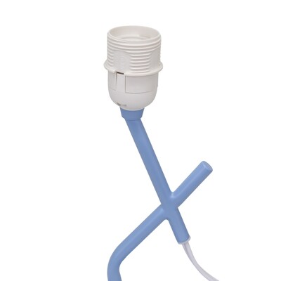 Simple Designs Abstract 17.13" LED Table Lamp, Blue (LT1172-BLU)