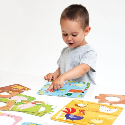 Banana Panda Match the Farm Animals Puzzles, Age 2+ (BPN49168)