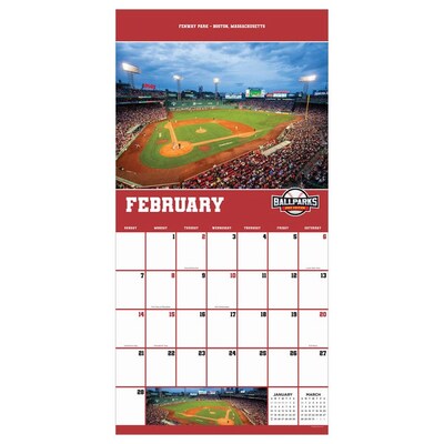 2027 TF Publishing Ballparks 11" x 12" Monthly Wall Calendar, Multicolored (27-1051)