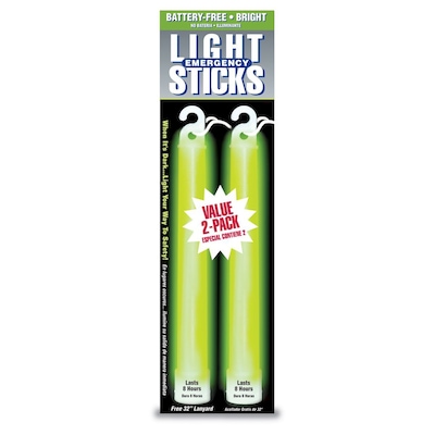 Ready America™ 8 Hour Green Lightstick With Lanyard,  24/Pack