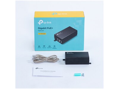 TP-LINK PoE+ Injector, Black (TL-POE160S)