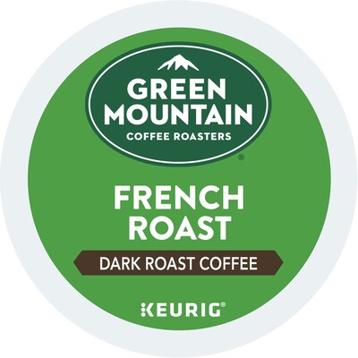 Green Mountain French Roast Coffee Keurig® K-Cup® Pods, Dark Roast, 24/Box (6694)