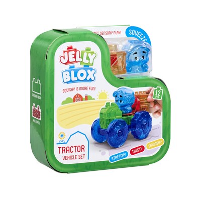 Goliath Jelly Blox Tractor Vehicle Set, 12 Pieces/Set (PRE932940)