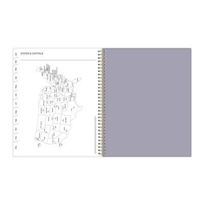 2027 Blue Sky Tula 8.5" x 11" Calendar Year Weekly & Monthly Planner, Plastic Cover (143971-27)