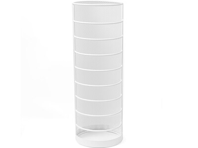 Mind Reader Umbrella Stand, White, Metal Wire (UMBHWIRE-WHT)