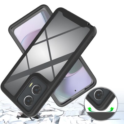 SaharaCase Raider Series Rugged Case for Motorola G Stylus 5G, Shock Absorbing, Black (CP00577)