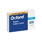 Oxford Lined Index Cards, 4" x 6", White, 100 Cards/Pack (41EE)